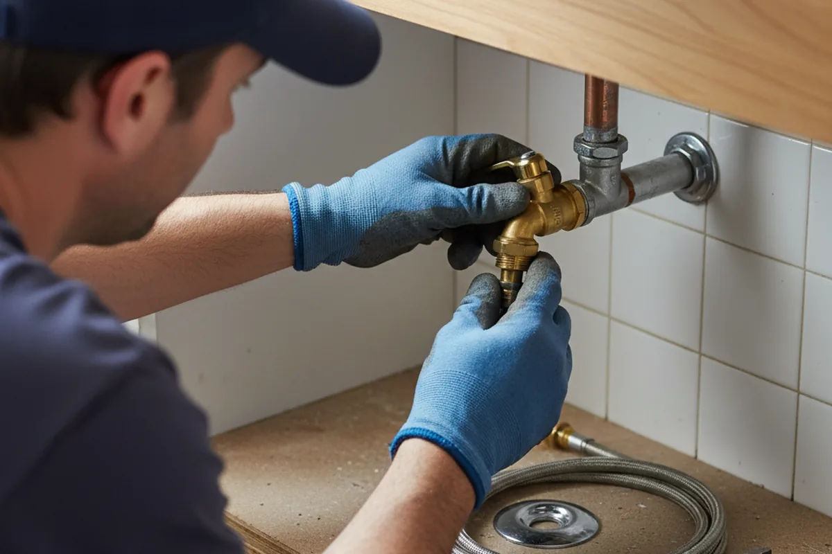 Shutoff valve and fitting work during Repiping in Hillsdale